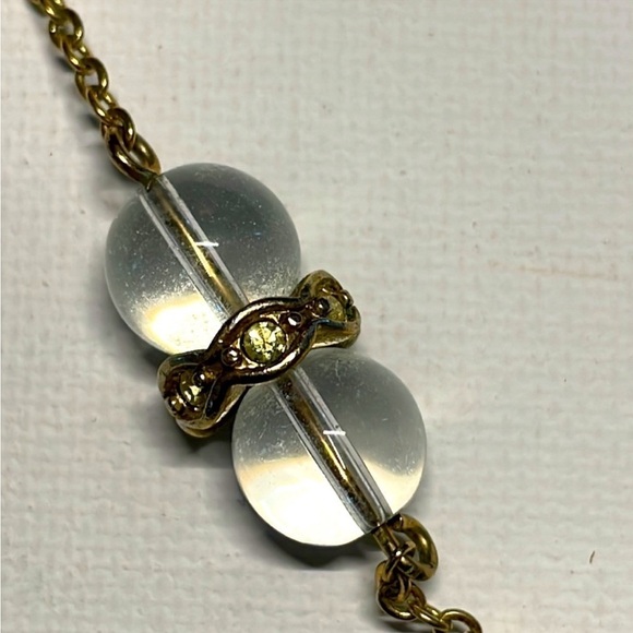 🌼 Adorable J. Crew Vintage Black Ribbon Bow Necklace RARE - Picture 2 of 7